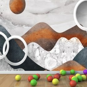 Mars Temalı Duvar Kumaşı