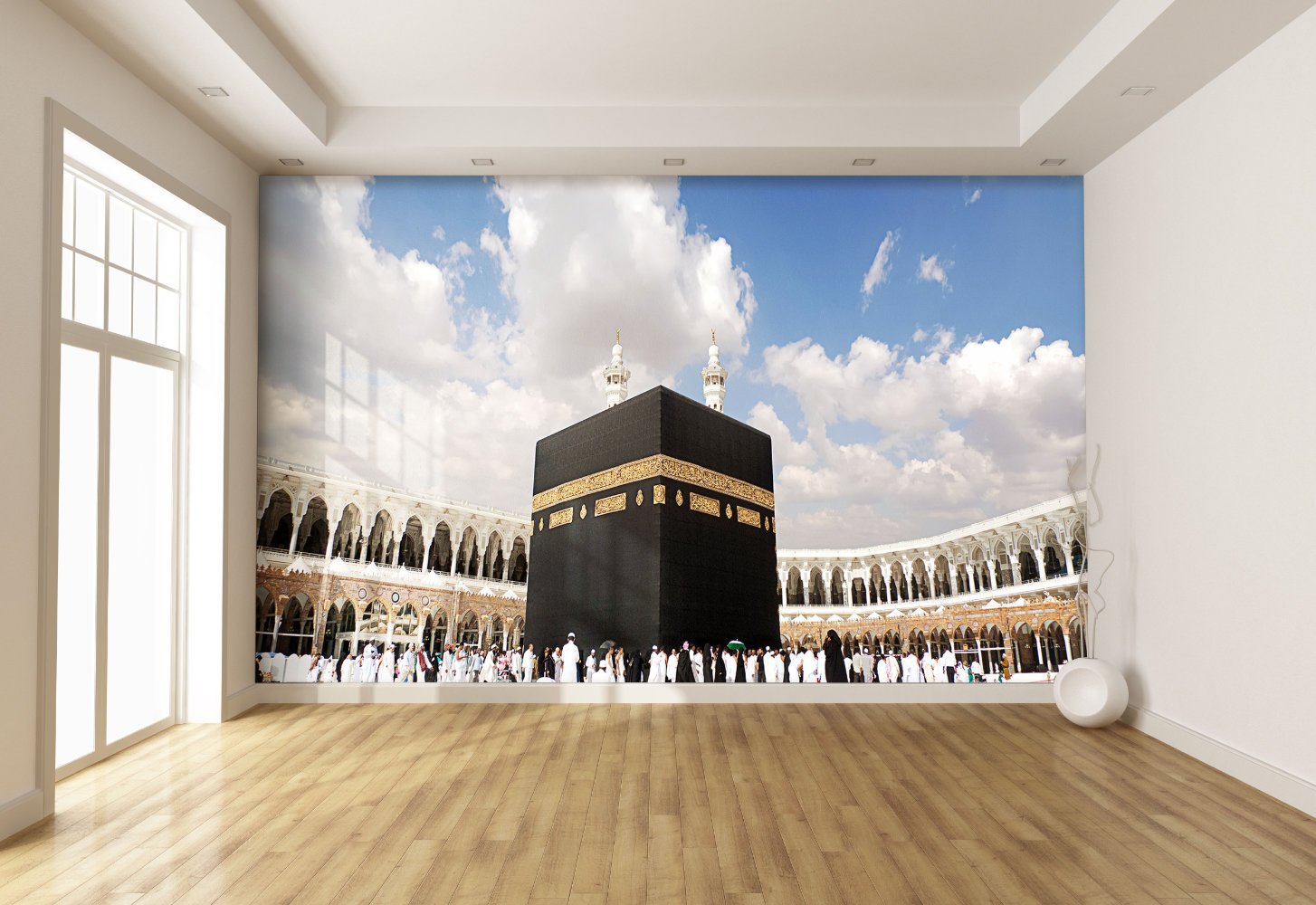 Mescid-i Haram Temalı Duvar Kumaşı