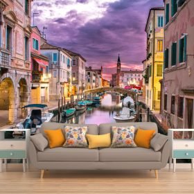 wandstoff Venedik Akşamı Temalı Duvar Kumaşı WANDSTOFF